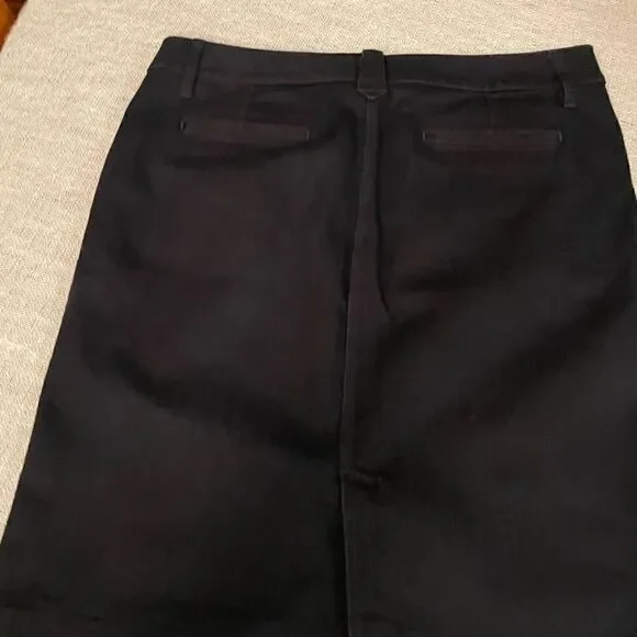 Lauren Ralph Lauren dark denim skirt condition size 12 cotton polyester western - Picture 6 of 15